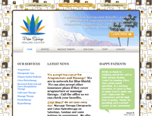 Tablet Screenshot of palmspringshealingcenter.com